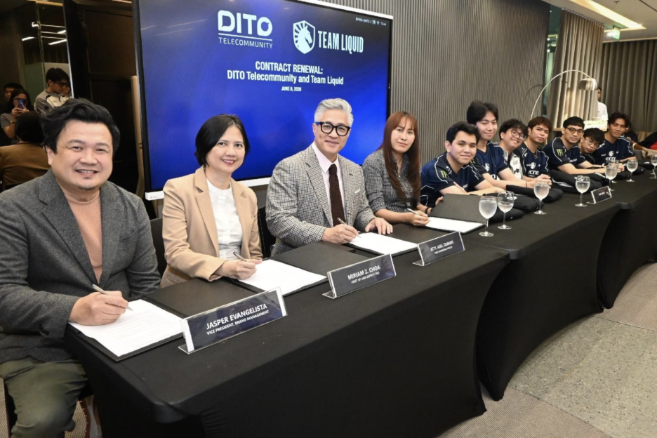 DITO Renews Partnership with Team Liquid PH as Team Secures Third Straight MPL Title