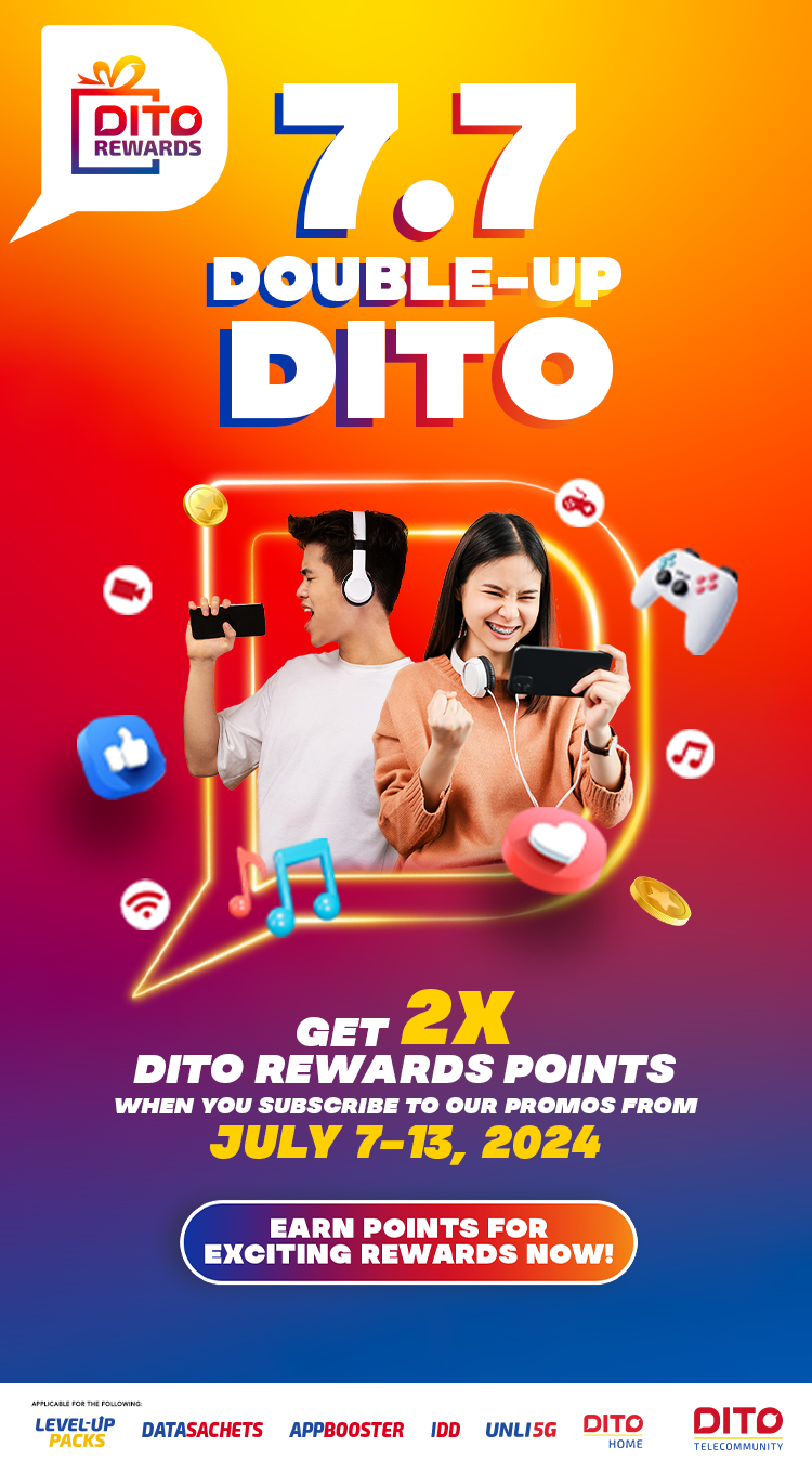 Double Up Promo - DITO Telecommunity