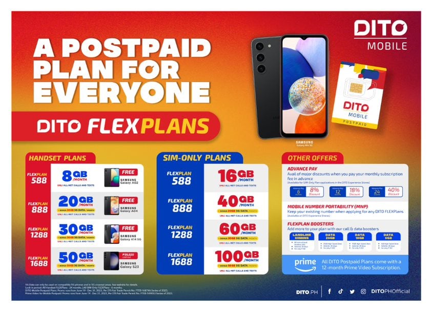 DITO OFFICIALLY LAUNCHES NEW 'POSTPAID PLANS FOR EVERYONE'
