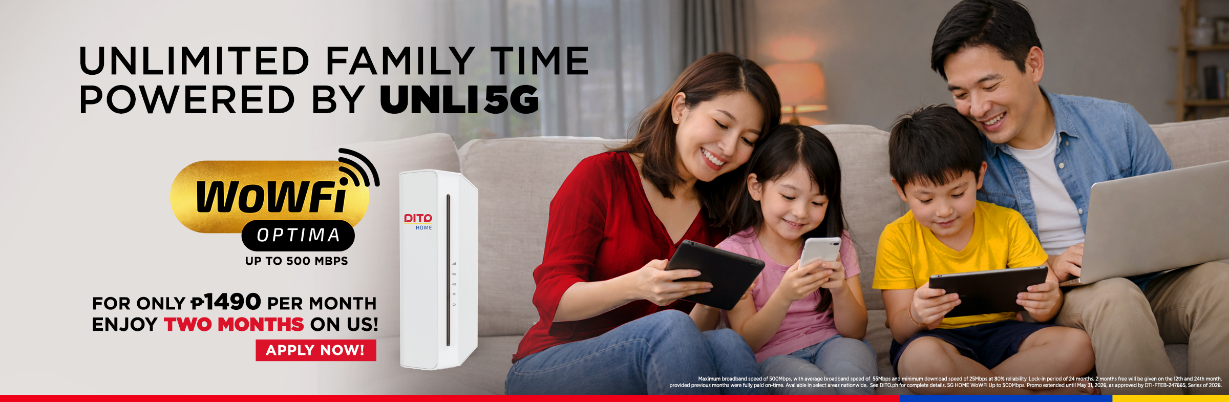 Unlimited Family time - WoWFI Optima