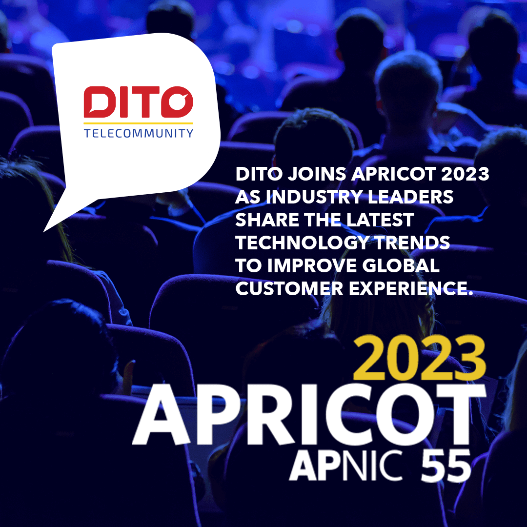 DITO Telecommunity strengthens collaboration with global tech leaders in APRICOT 2023