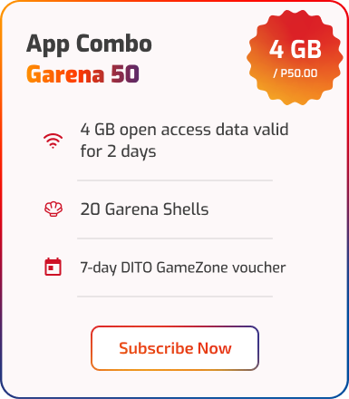 Appcombo Garena 50
