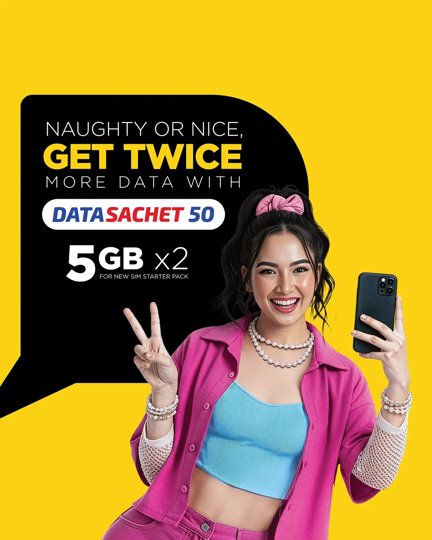 Double Data no dito logo