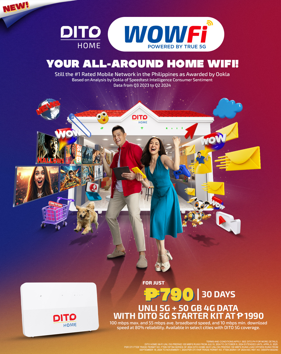 DITO Home WOWFi - Powered by True 5G