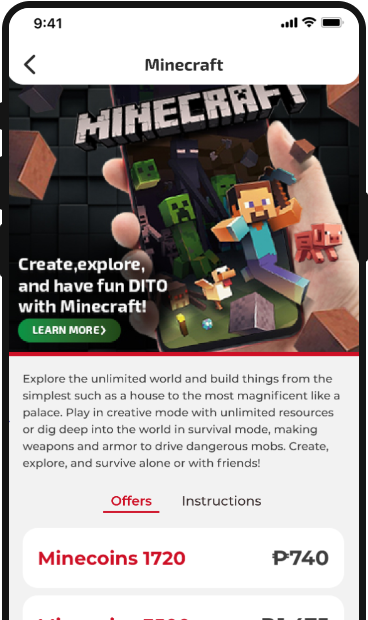 Minecraft Java Edition Gift Card, Prepaid code