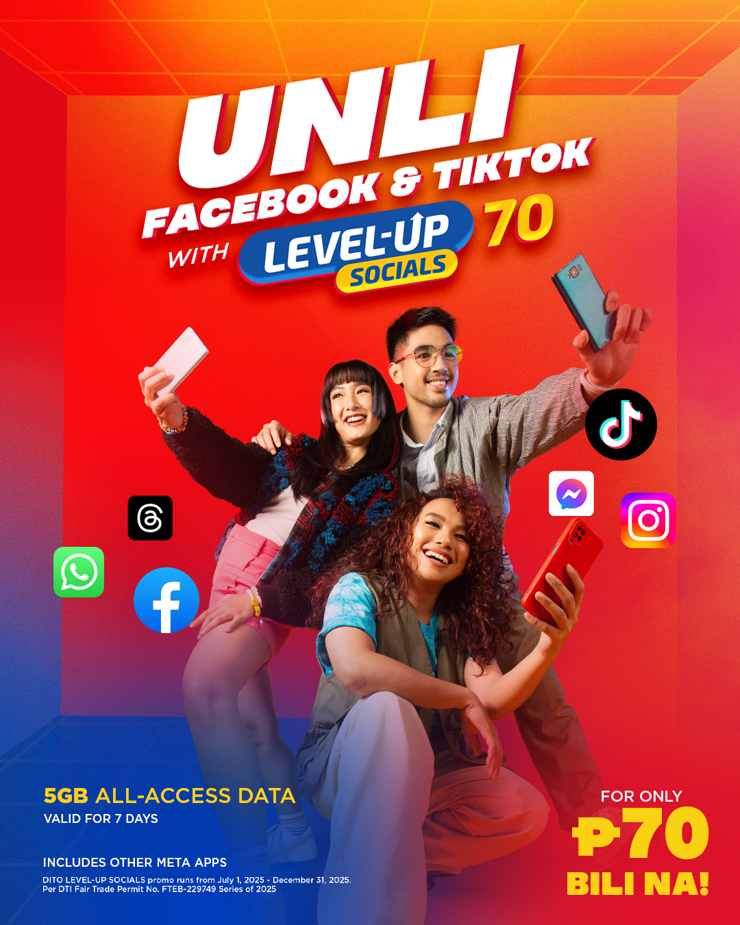 mobile level-up socials banner image
