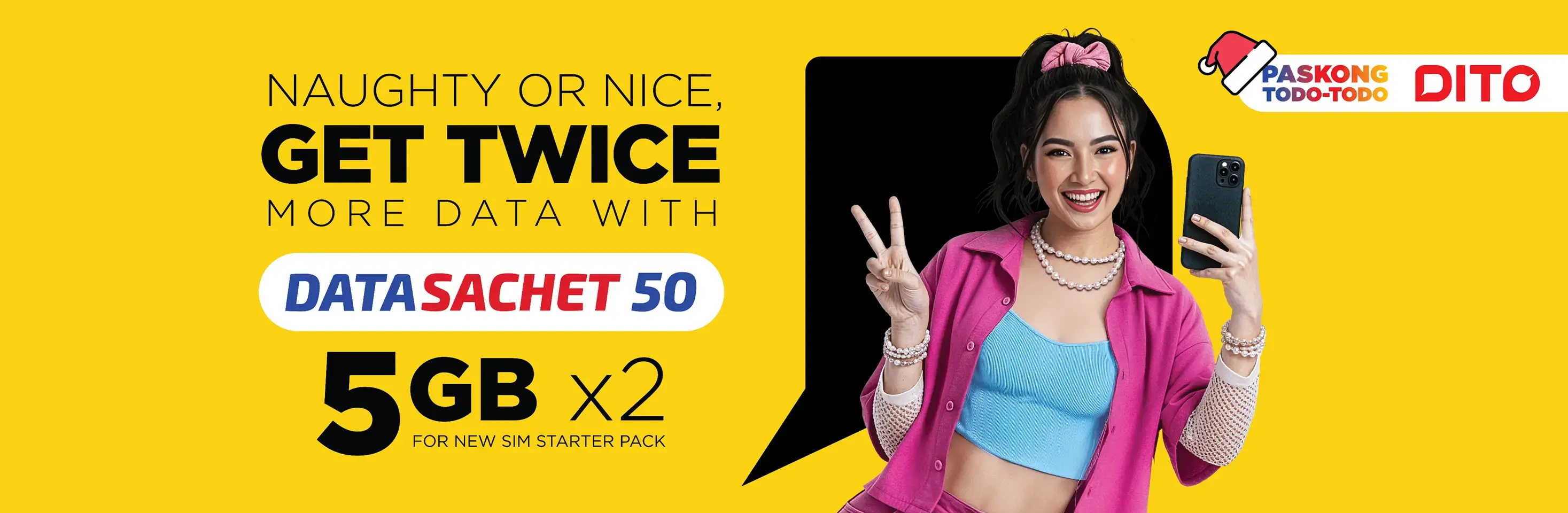 DITO Double Data Desktop Banner 