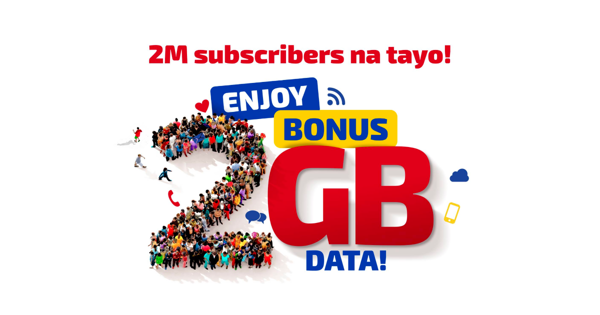 Get 2GB FREE data when you avail of DITO's 25GB for 199 and 10GB for 99 promos!
