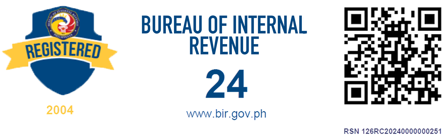 BIR Registration Seal Badge