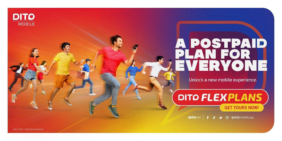 A postpaid plan for everyone. DITO flexplans