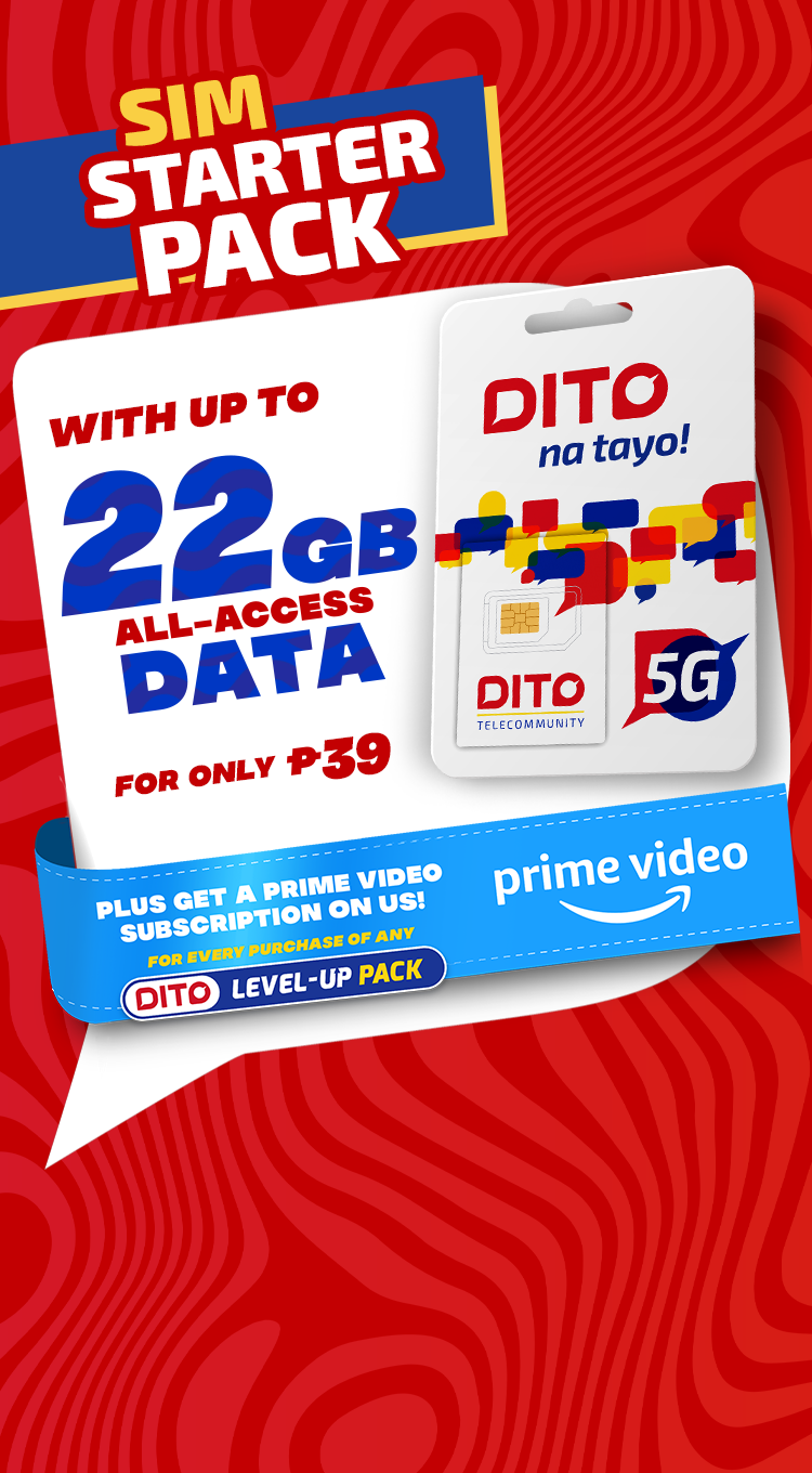 DITO SIM Starter Pack DITO
